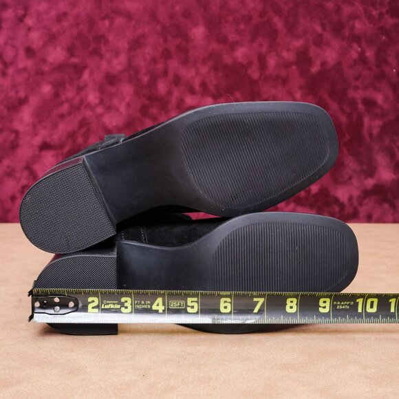 Steve Madden Women Romney Black Leather Western Festival Pull On Boots sz 8 - Picture 7 of 8